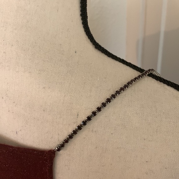 Sam Edelman Irina Cowl Neck Rhinestone Strap Camisole In size S - Picture 8 of 14